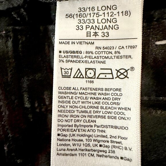 *NEW* Gap Foil Vintage Slim Jeans - Picture 12 of 12